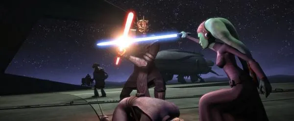 Finn Ertay face à Savage Opress.