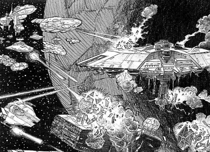 La flotte à l'assaut de Coruscant