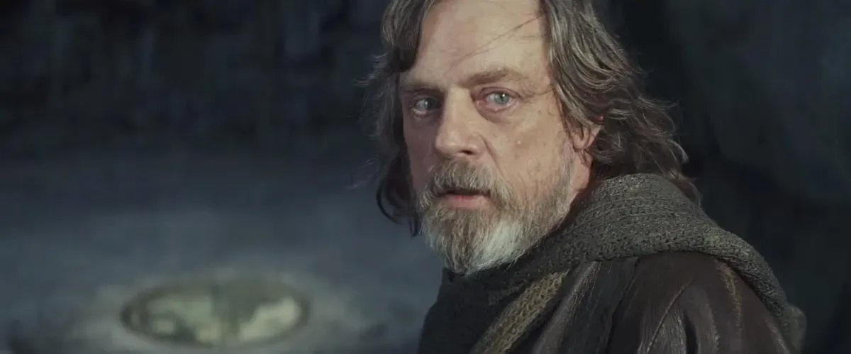 Luke Skywalker, terrifié par Rey, interrompt la première leçon.
