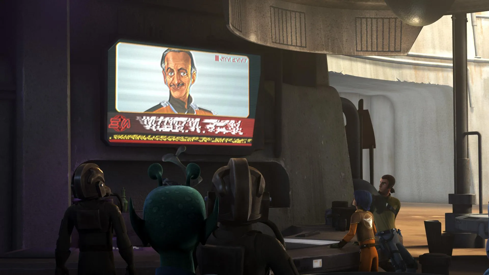 Transmission de Gall Trayvis lors du Jour de l'Empire