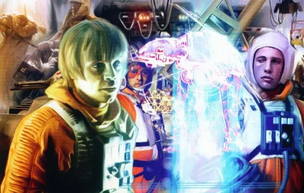 Luke Skywalker, leader du Groupe Rogue. 