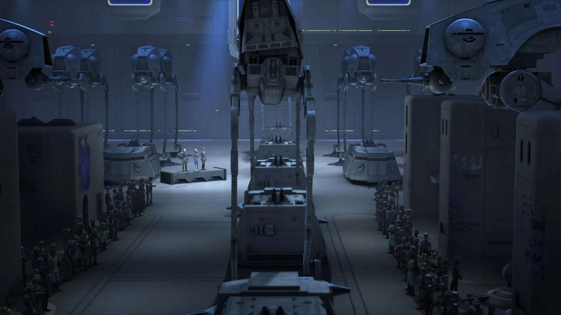 Parade du Jour de l'Empire sur Lothal