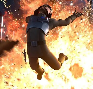 Explosion sur le Lawbringer