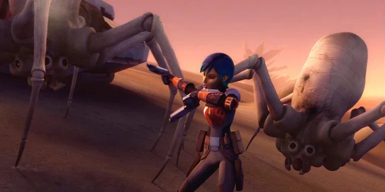 Sabine Wren entourée de Krykna