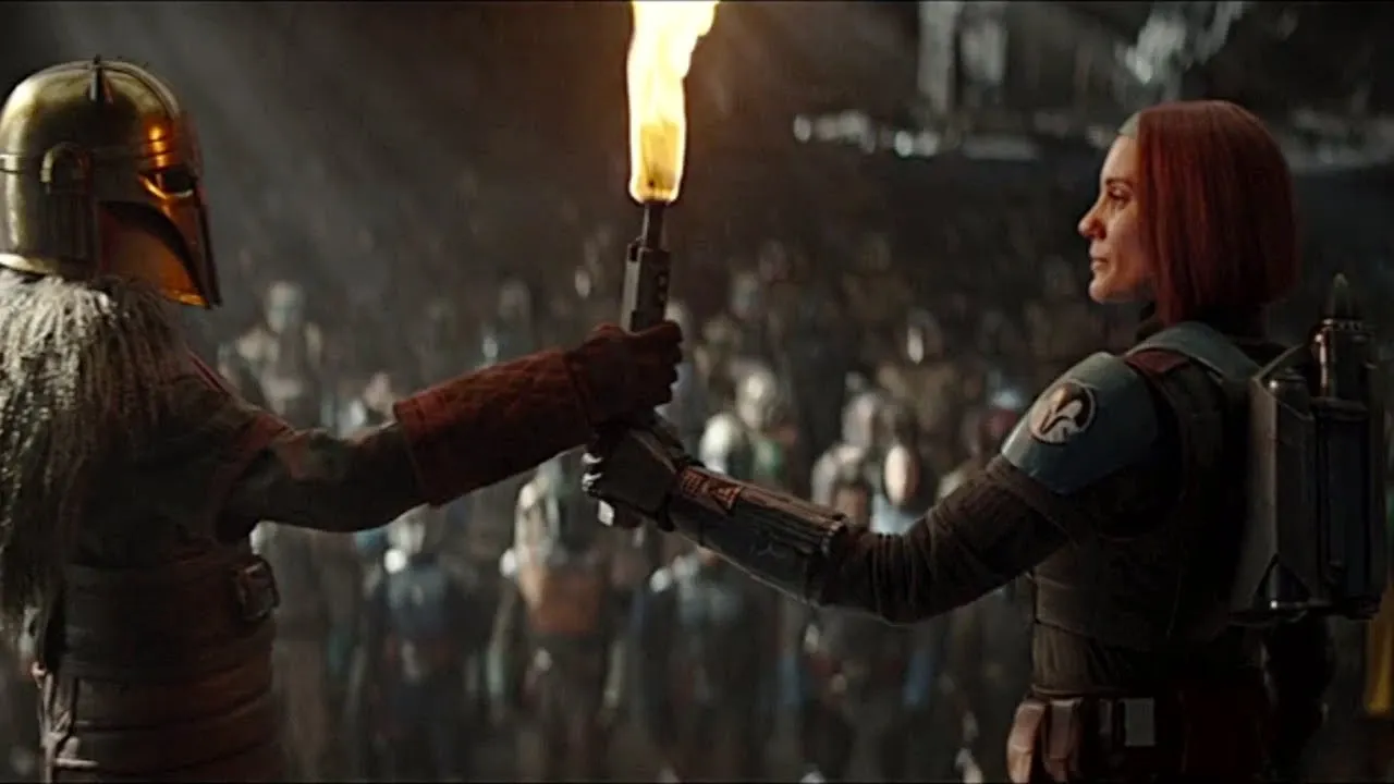 L'Armurier et Bo-Katan Kryze rallument la Grande Forge de Mandalore.