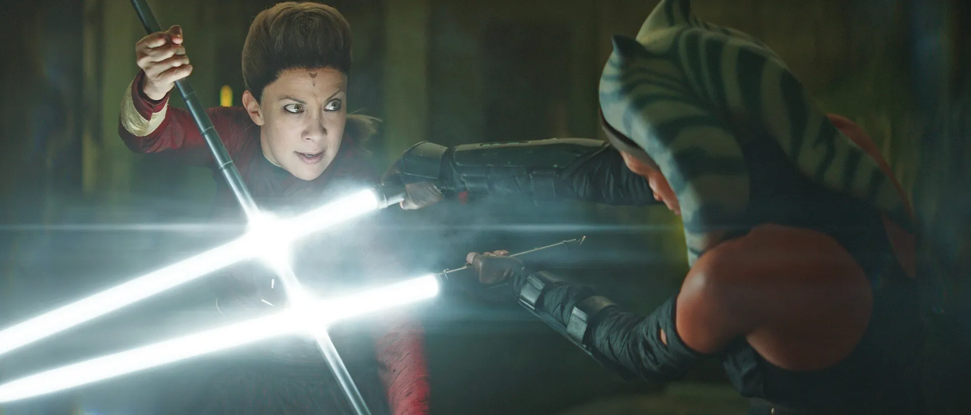 Elsbeth affronte Ahsoka Tano sur Corvus