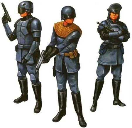 Plusieurs déclinaisons de l'armure légère