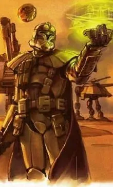 Alpha-17 dans son armure phase II.