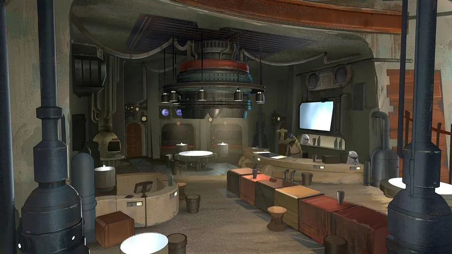 L'intérieur de l'Old Jho's Pit Stop