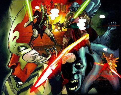 Première partie de la vision des Maîtres de Taris