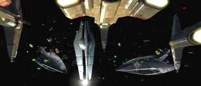 La flotte républicaine affronte la flotte de Darth Malak près de la Forge Stellaire