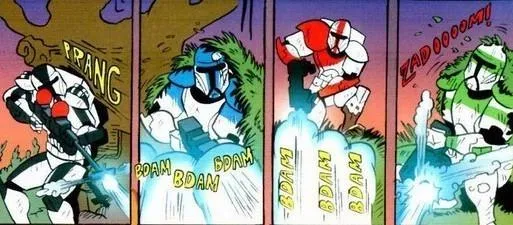 L'Escouade Aiwha en action sur Garqi. 