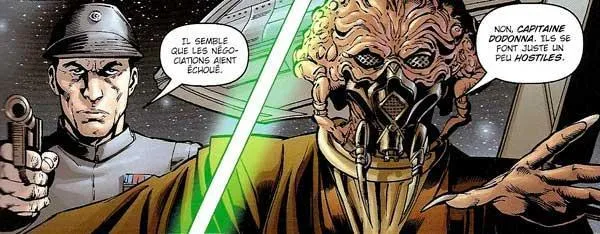 Plo Koon, Jedi Consulaire, tentant une négociation diplomatique au cours de la crise de Rendili