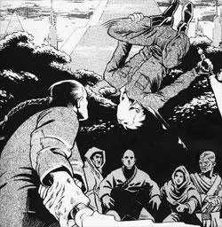 Gantoris affronte Luke Skywalker