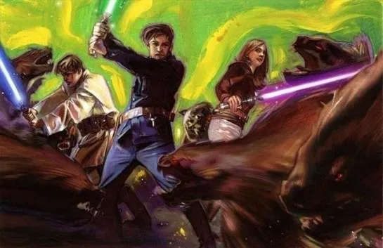 Le Commando Jedi au cours de la Mission Myrkr