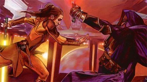 La Padawan Bastila Shan défait le Seigneur Noir Revan