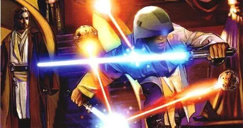 Anakin Skywalker s'entraine à la perception