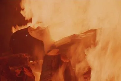 le bûcher funéraire du Seigneur Vader