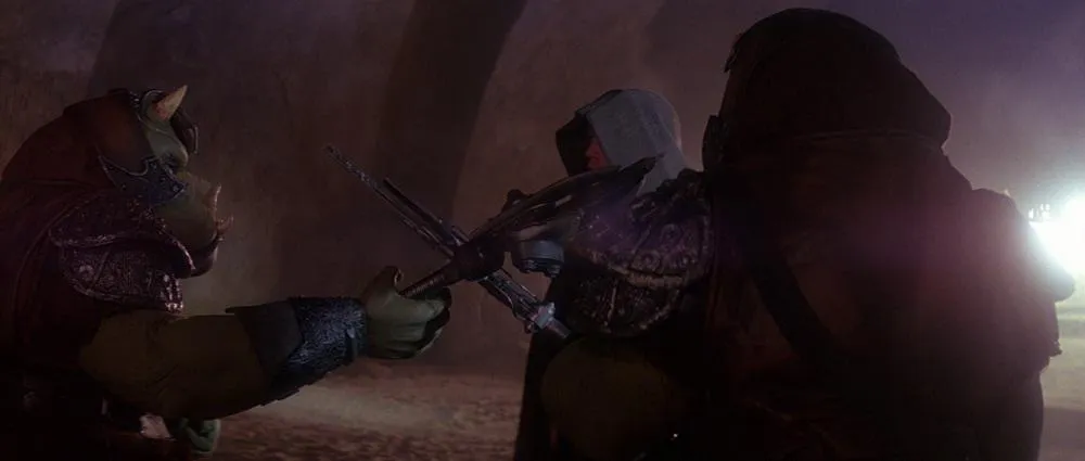 Luke face à Ortugg et Rogua