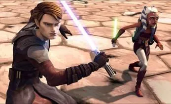 Anakin et Ahsoka sur Christophsis