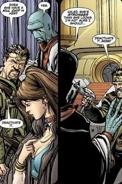 Première rencontre entre Caled et Nina. 