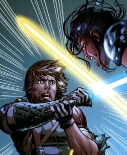Le duel entre Luke et Celeste