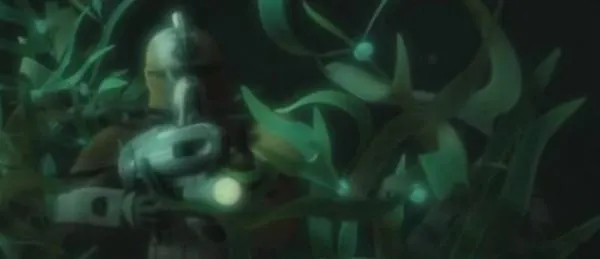 Le Commandant Monnk monte la garde. 