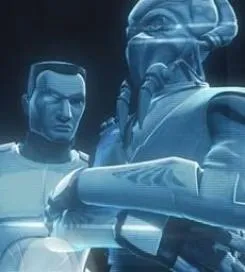 Wolffe et Plo Koon. 