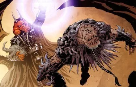 Darth Wyyrlok ramenant le corps de feu Darth Krayt