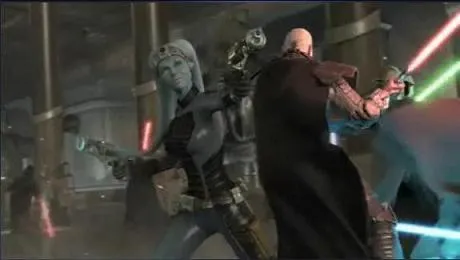 Malgus combat aux côtés de sa maîtresse