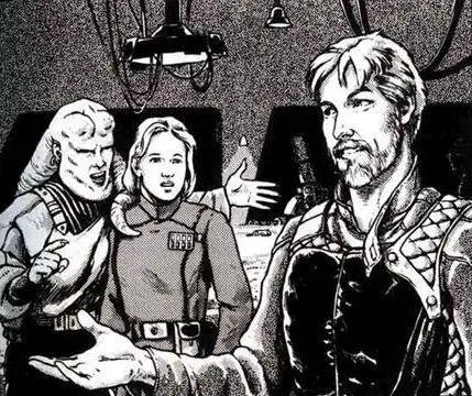 Kirtana Loor aux côtés d'Arali Dil et de Corran Eamon Yzalli Horn