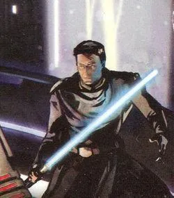 Olin lors de son duel contre Malorum, sur Naboo