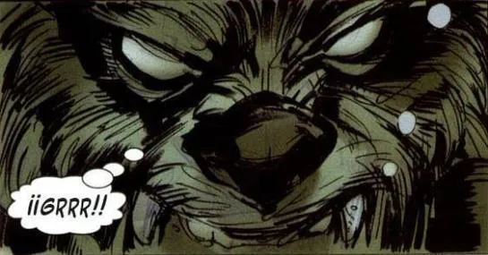 Ghraggka entrant dans une colère noire lorsqu'il découvre le corps sans vie de Rikummee