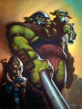 Gorc et Pic, aux côtés de Boc