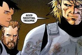 Hondo Karr juste avant de déserter l'Armée Impériale