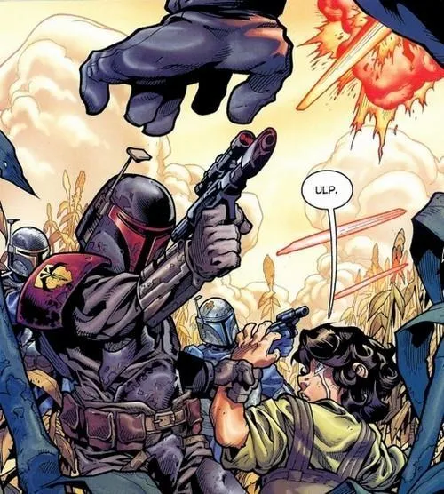 Jango Fett rencontre Jaster Mereel.