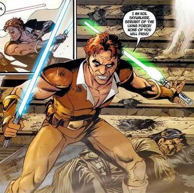Kol Skywalker dernier Jedi de l'Académie d'Ossus face aux Sith