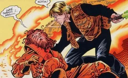 Koth Melan à son dernier soupir...