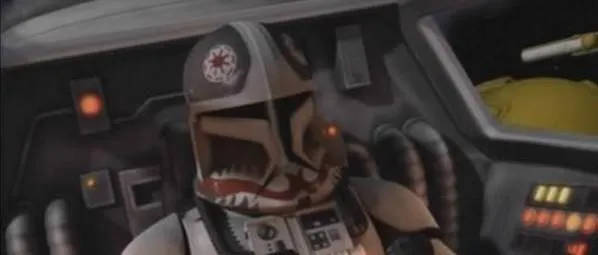 Matchstick aux commandes de son Chasseur Y-Wing BTL-B.