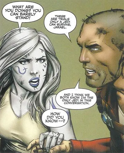 Alek Squint et Jarael sur la station Flashpoint