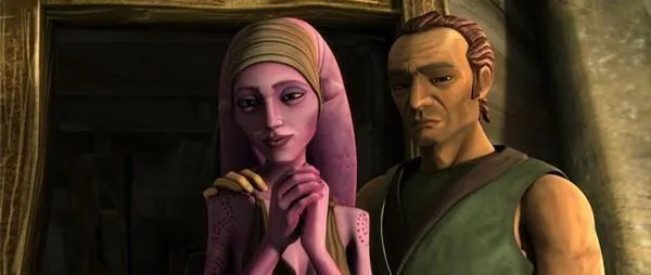 La Twi'lek Suu et l'ancien soldat clone Cut Lawquane.