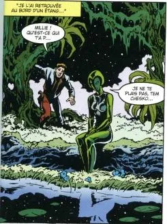 Tem Chesko se précipite vers Millie pour l'empêcher de commettre une bêtise