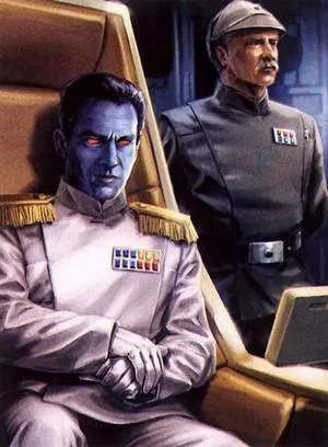 L'Amiral Thrawn et le Capitaine Gilad Pellaeon. 