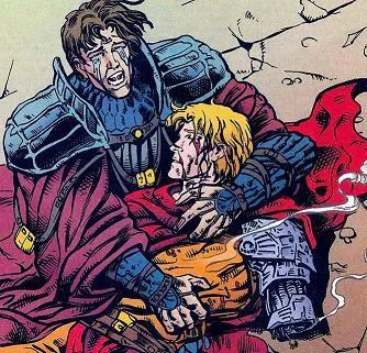 Ulic Qel-Droma après avoir tué Cay, son propre frère.