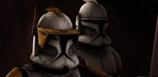 Le Commandant Cody et Wooley sur Ryloth.