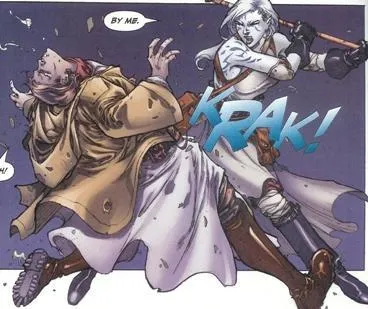 Rencontre mouvementée entre Jarael et Zayne Carrick