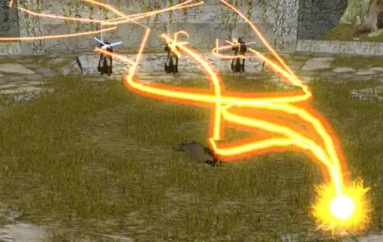 Zez-Kai Ell dont l'énergie vitale est aspiré par Darth Traya en même temps que Vrook Lamar et Kavar.