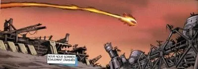 Crash du Transport de Troupes CR25 des RC chargés de ramener Lorca Oviedo sur Coruscant