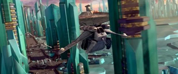 Crystal City à l'époque de la Guerre des Clones. 