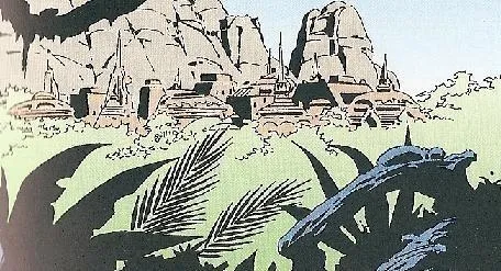 Fig 2 : Kiidan, capitale de Cilpar
